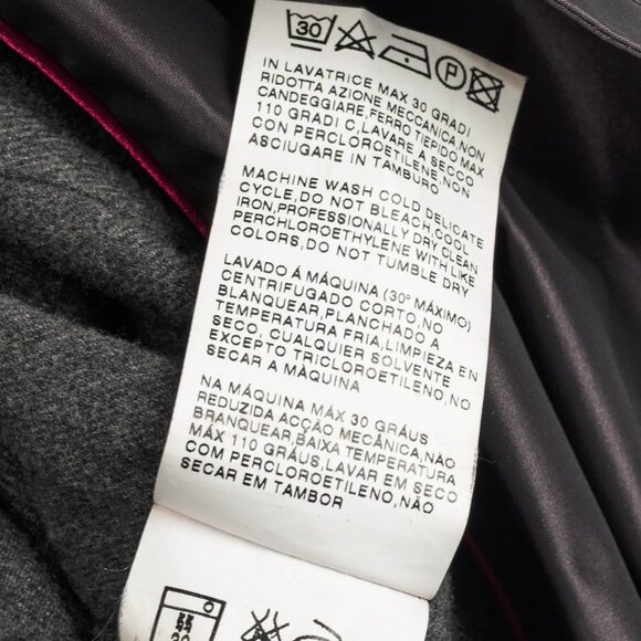 Weekend Max Mara Purple Taffeta Double-Breasted Belted Trench Coat - Picture 12 of 12